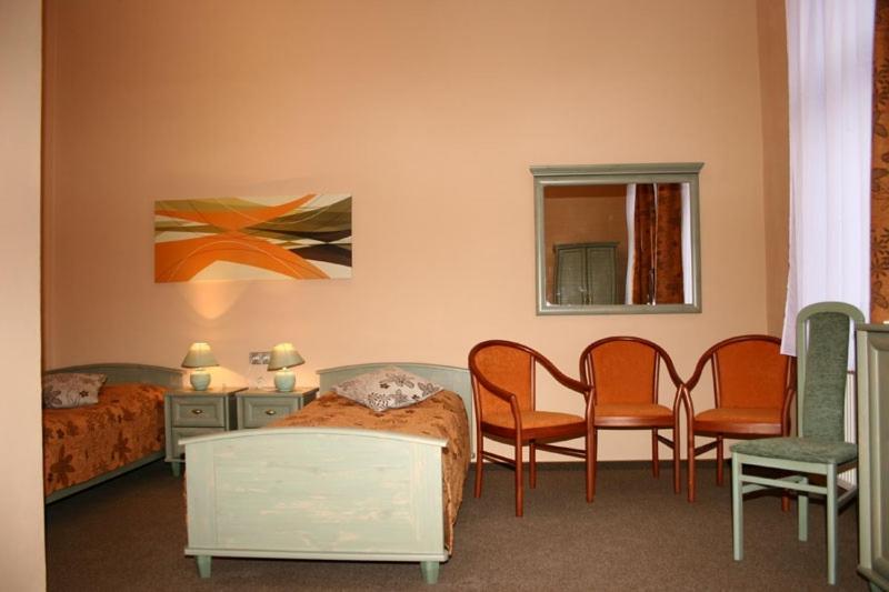 Zlaty Lev Hotell Louny Rum bild
